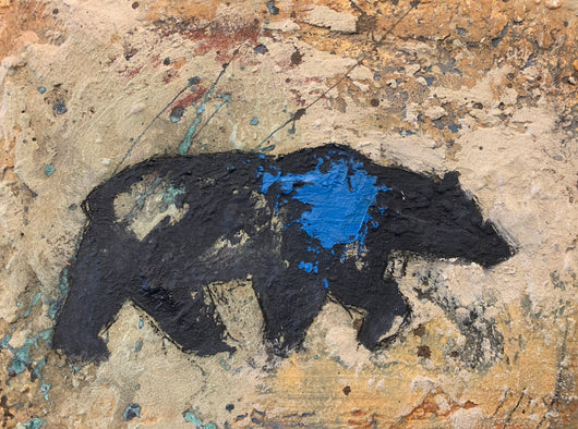 Bear Study - Mixed Media