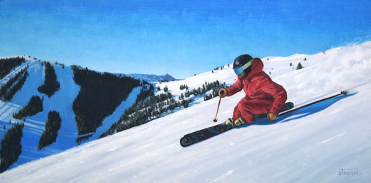 Bluebird Turns - Oil on Canvas