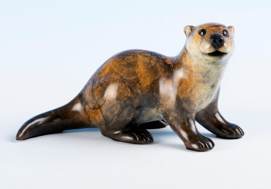Butch - Otter Sculpture - Bronze