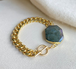 Chain Bracelet - Labradorite - Easton Elle