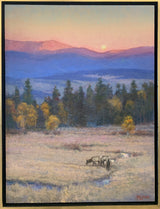 Closing Time - Oil and Wax on Cradled Panel
