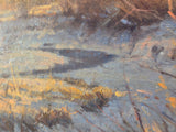 Cold Evening Light - Oil on Canvas