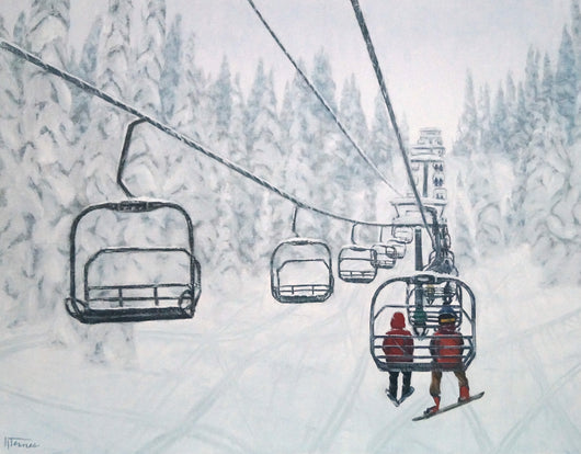 Flat Light Luxury - Oil on Canvas