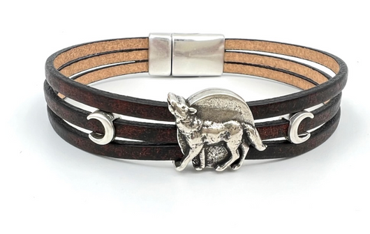 Howling Wolf Bracelet