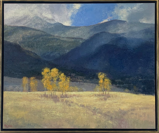 So It Begins - Oil and Wax on Cradled Panel