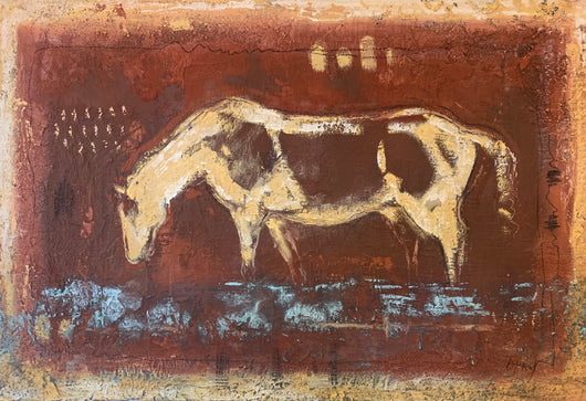 In Search of Water - Mixed Media