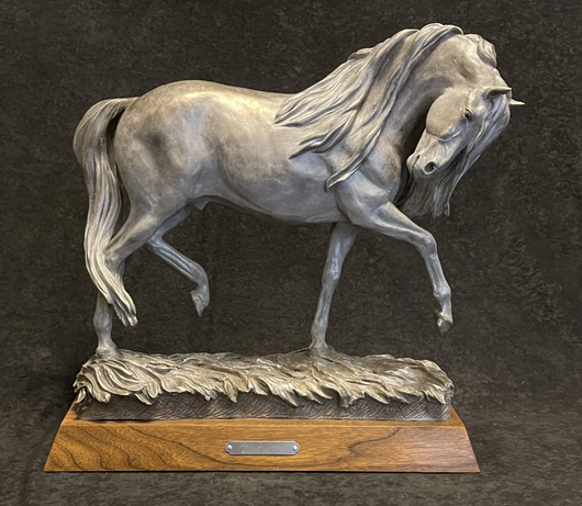 Poetry In Motion - Rare & Only white cast bronze