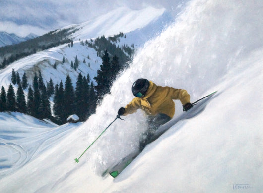 Powder Dream - Oil on Canvas