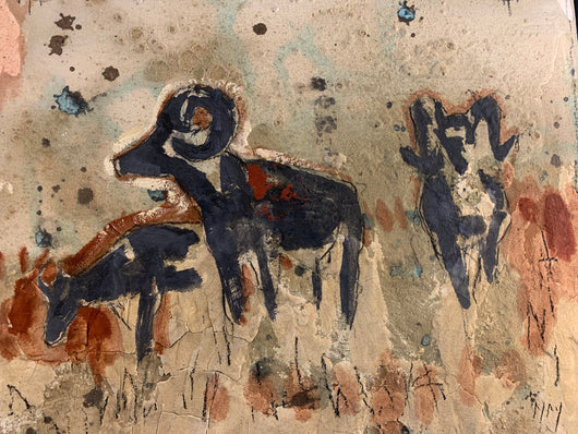 Ram Study - Mixed Media