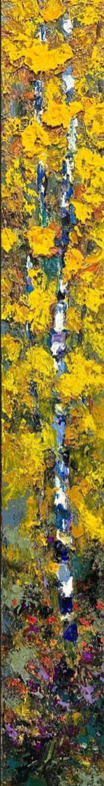Joyous Aspens - Oil on Canvas