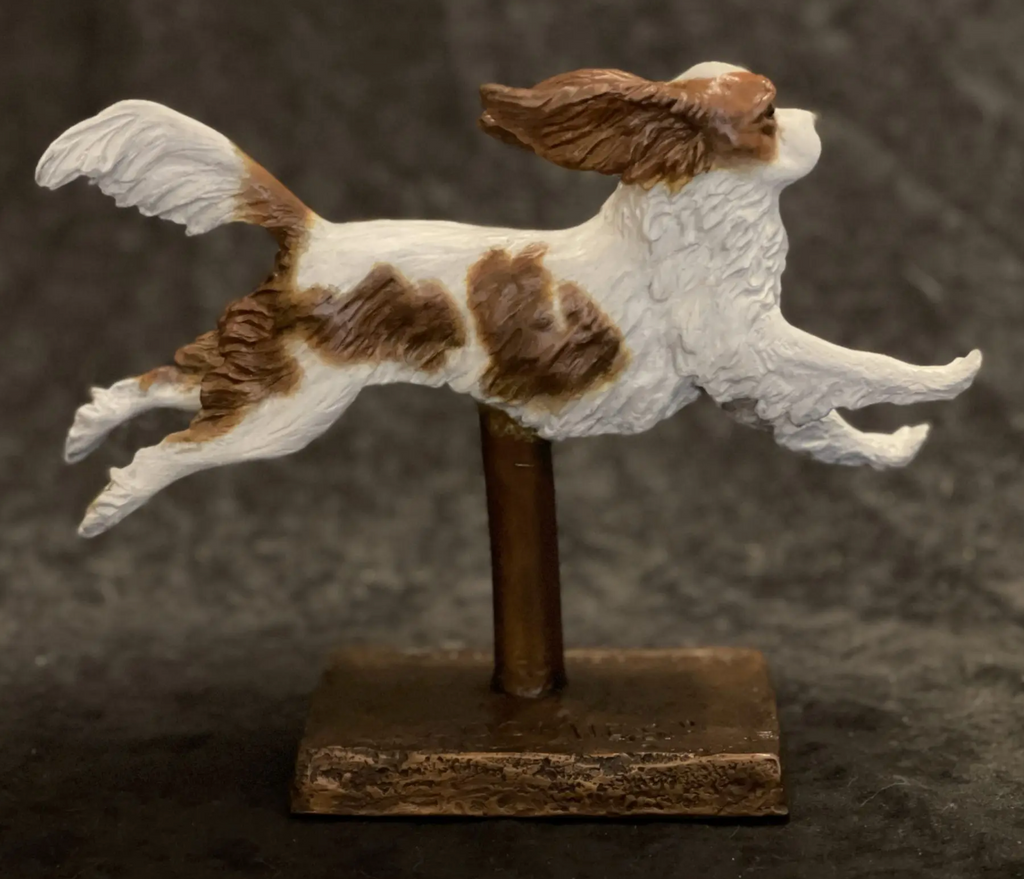Zoomies Cavalier King Charles Spaniel Bronze Corwin Galleries