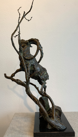Out on a Limb - Bezoar Ibex - Bronze