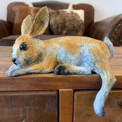 Small Tan Bunny - Bronze