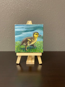 Duckling - Mini - Oil on Canvas