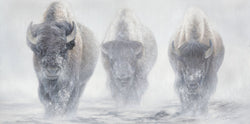 Giants in the Mist III - Limited Edition Canvas Giclee Print