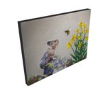 A Pika and a Bumblebee-Limited Edition Giclee Canvas Print
