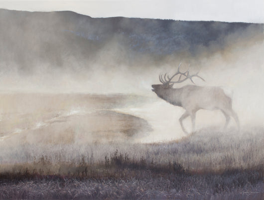 The First Call - Oil on Canvas