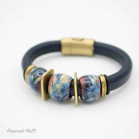 Bluestem Bracelet - Montana Leather Designs
