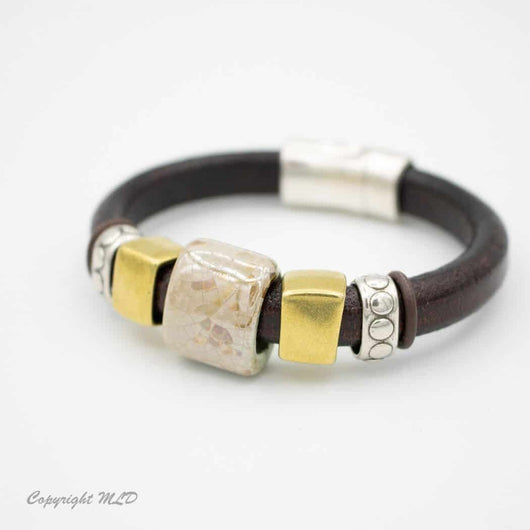 Buffalo Spirit Bracelet - Montana Leather Designs