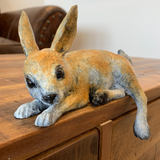 Small Tan Bunny - Bronze