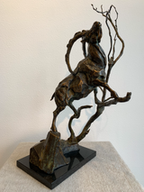 Out on a Limb - Bezoar Ibex - Bronze