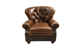 Vaquero Curved Back Chair & Ottoman