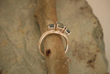 14KY Montana Sapphire Ring - Handcrafted Jewelry