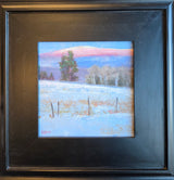 Alpen Glow - Oil and Wax on Cradled Panel