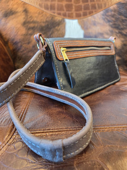 Convertible Clutch Purse - Handcrafted Leather