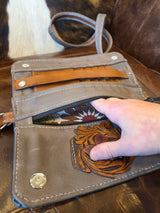 Convertible Clutch Purse - Handcrafted Leather