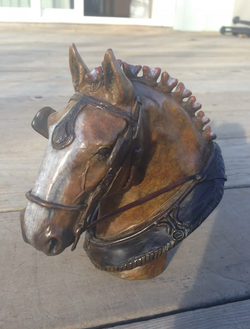 Clydesdale Bust - Bronze
