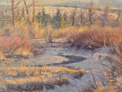 Cold Evening Light - Oil on Canvas