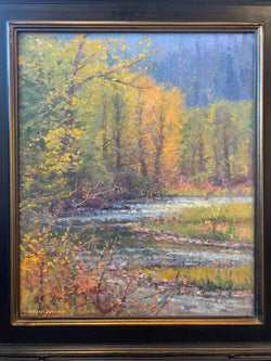 October Sparkle - Original Oil on Canvas