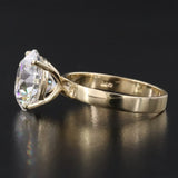 14ky 5.03 Round Brilliant Lab-Grown Diamond, E Color VS1 Size 6.5