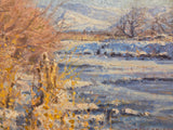 Frost and Gold - Oil on Canvas