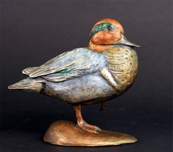 Green-Winged Teal Duck - Bronze