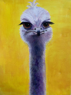 Ostrich Sketch - Sassy