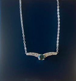 Graduated Moissanite Pendant