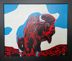 Lamar Valley - Acrylic on Panel