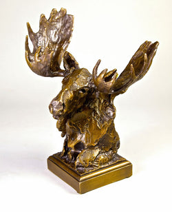 Moose - Bronze Sculpture