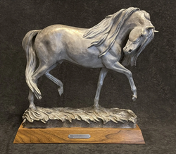 Poetry In Motion - Rare & Only white cast bronze