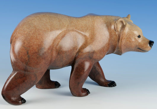 Rose Bud - Grizzly Sculpture