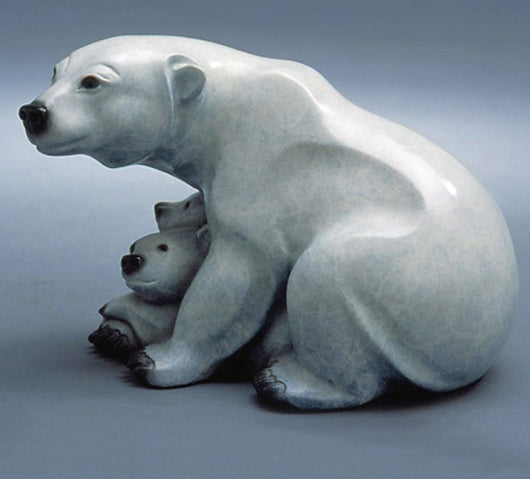 Shelter Cove (Maquette) - Polar Bear - Bronze
