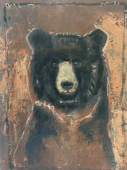 Summer Bear - Mixed Media