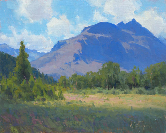 Sunlight on Red Eagle - Oil on Panel