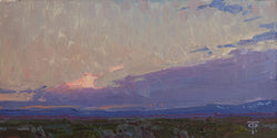 Sunset Study - Oil on Panel