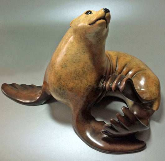 Suzy Q - Sea Lion Sculpture - Bronze