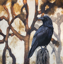 The Ravens of Joshua Tree - Oil on Canvas