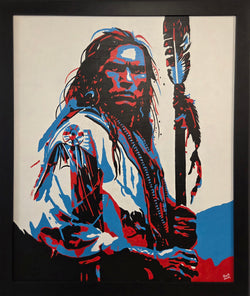 Warrior - Acrylic on Panel