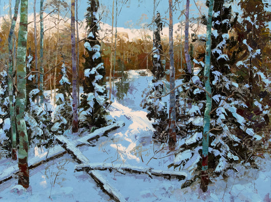 Winter Green - Oil on Canvas